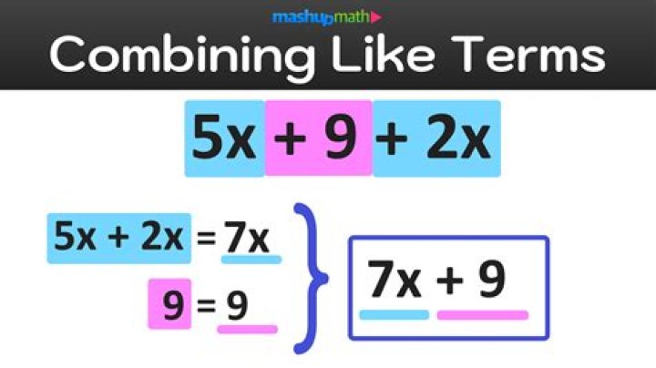combining like terms