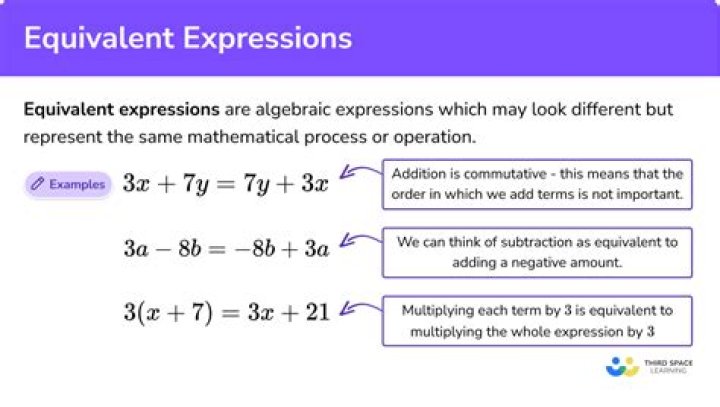 equivalent expressions