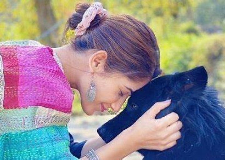 Ruhani with her Dog Penny Sharma